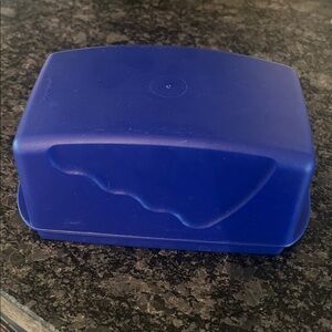 Vintage Tupperware Covered Butter Dish. Will hold a pound or sticks.